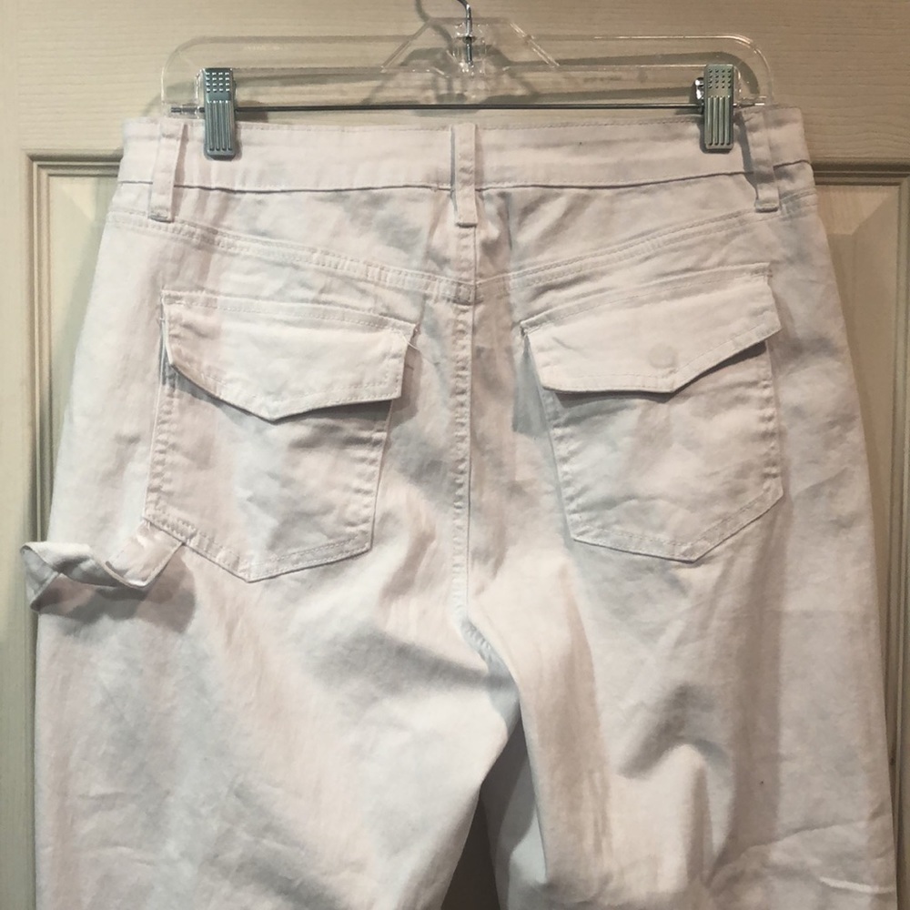YMI White Cargo Joggers, size 13/31 - Picture 12 of 14